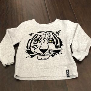Grey tiger sweatshirt